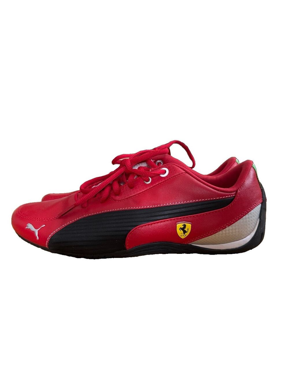 Puma Ferrari Drift Cat 5 Sneakers Red Black 304946-04 Mens 8 Womens 9.5